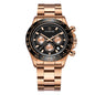 OHCSTIN STAINLESS STEEL ROSE GOLD WATERPROOF WATCH