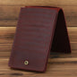 TRAVEL  COWHIDE OUTER LATER INNER CRAZY HOURSE LEATHER PHONE/CARDS WALLETS